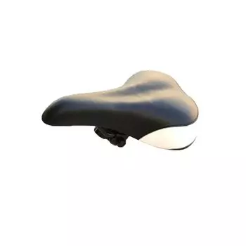 Седло велосипедное STARK AERJА-2003-1, MTB, 265*170 mm, универсальоне, черно-белое, А-2003-1 Black/White