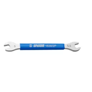 Ключ UNIOR спицевой, двусторонний, 5.5/6 мм, 1636/2P