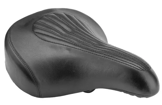 Седло велосипедное STELS AZ-6044, 280x210 мм, чёрный, 470195