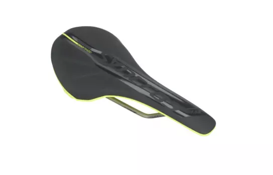 Седло велосипедное Syncros XR1.5 black/neon yellow, narrow, 238583-4755