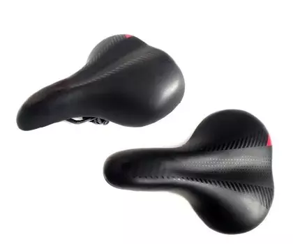 Седло велосипедное TechTeam 260*220 мм, с замком, черный, HF-AZ-8004