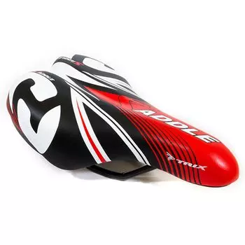 Седло велосипедное TRIX, детское, 230х145 мм, черно-красное, SD-TX-5593-3-BKR