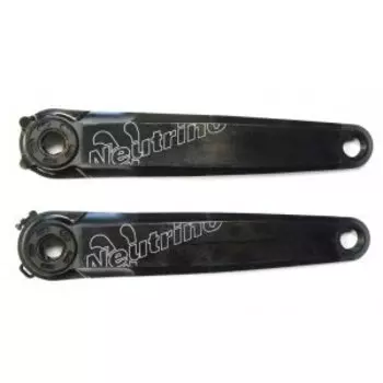 Шатуны Neutrino Solid Light, 138/155 мм, вал 132 мм, черный, NCCRLGT138132BK