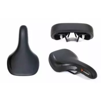 Седло велосипедное TRIX, спорт, 280x180 мм, черное, SDTX80180R0BK 12197