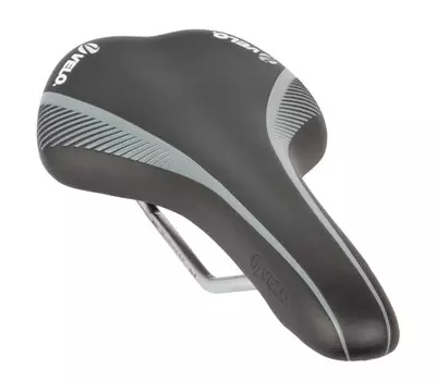 Седло велосипедное VELO SPEEDFLEX T-BAR, спорт DownHill/Freeride, 266х142мм, анатомическое, черное, 5-250228