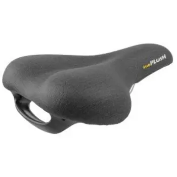 Седло велосипедное VELO Stella Urban, 265х207мм, темно-серое, 5-250560