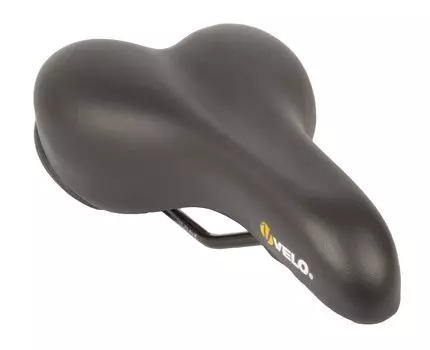 Седло велосипедное VELO V-CUT, универсальное, 260х152мм, черное, 5-250196