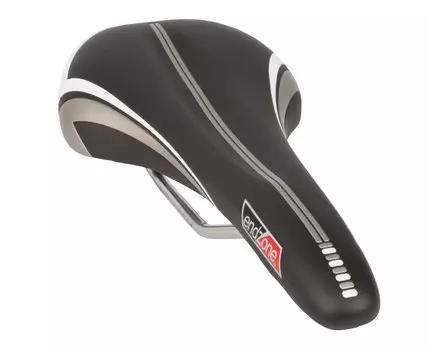 Седло велосипедное VELO VL-1630 спорт, облегченное, 257г, 286х134мм, черно-белое, 6-141630