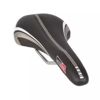 Седло велосипедное VELO VL-1630 спорт, облегченное, 257г, 286х134мм, черно-белое, 6-141630