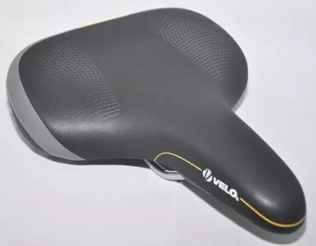 Седло велосипедное VELO VL-6269, комфорт, 264х215мм, антискользящее, эластомерное, 6-146269