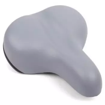 Седло велосипедное Vinca Sport, 250 x 205 мм, серый, VS 190 grey