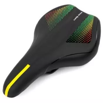 Седло велосипедное Vinca Sport, 255 x 160 мм, черный цвет, VS 21