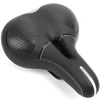 Седло велосипедное Vinca Sport, 260 x 220 мм, черное, VS 59 black