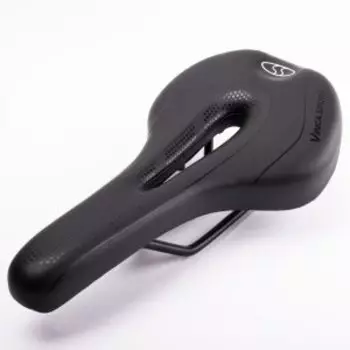 Седло велосипедное Vinca Sport, 270*145мм, с вентиляционным отверстием, черное, VS 94