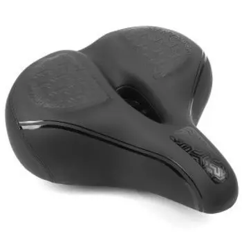 Седло велосипедное Vinca Sport, 270 x 255 мм, черное, VS 123 black