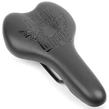 Седло велосипедное Vinca Sport, 275*160 мм, экокожа, черный, VS 111-2 rock