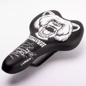 Седло велосипедное Vinca Sport, 280*160мм, дизайн Northern Hunter, VS 111-1 hunter