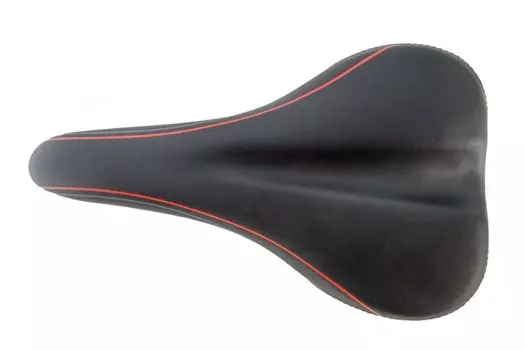 Седло велосипедное Vinca Sport, комфортное, 258*175мм, черное, VS 6183