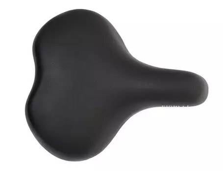 Седло велосипедное Vinca sport, комфортное, для круизеров, 295х280мм, черное, VS 8384