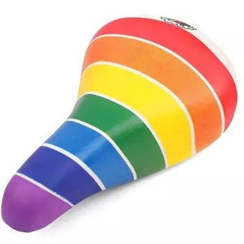 Седло велосипедное Vinca Sport "радуга", детское, 220*145 мм, VS 12 New rainbow