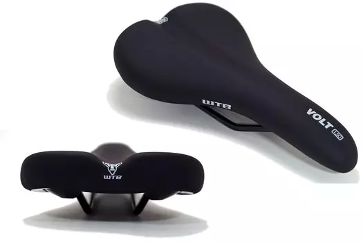 Седло велосипедное WTB VOLT W165-2690 MTB Sport 150x265mm, стальные рельсы, черное