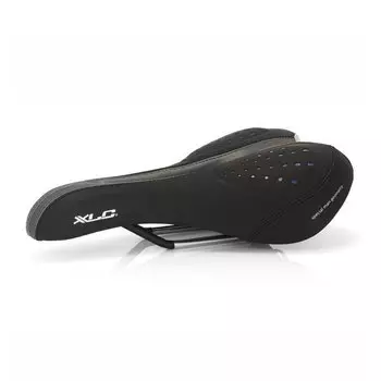 Седло велосипедное XLC Trekking saddle Globetrotter, 278x168 мм, черный, 2502026000