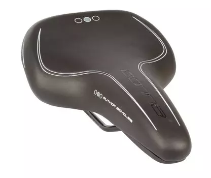 Седло велосипедное женское AUTHOR DONNA, комфортное, 260х180мм, черное, 8-31048011