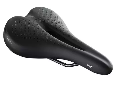 Седло велосипедное женское Bontrager Sport Women's, длина 275мм. ширина 167мм, черный, TCG-533017