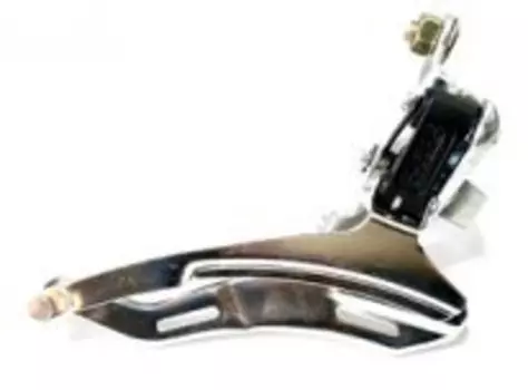 Переключатель передний индексный Vinca Sport. Нижняя тяга. Хомут 28,6 мм. Максимальная звезда - 48Т. Емкость 22Т, QD 06