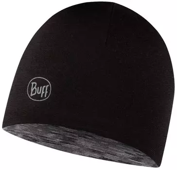 Шапка Buff Lw Merino Wool Reversible Hat Black-Graphite Multistripes US:one size, 123325.999.10.00