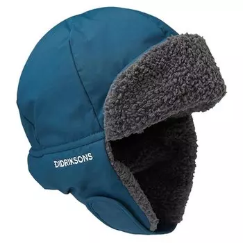 Шапка детская DIDRIKSONS BIGGLES KID'S HAT 445, голубая бездна, 504374 (Размер: 52, Цвет: голубая бездна)