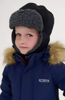Шапка детская NORPPA KOMITO KID'S CAP 060 чёрный, 100221 (Размер: 52)