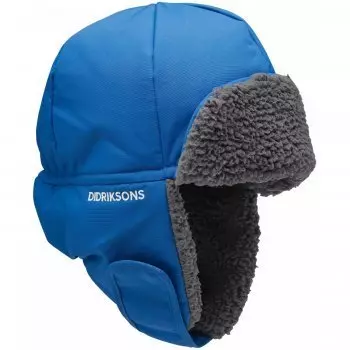 Шапка DIDRIKSONS BIGGLES KIDS CAP, детская, лазурный, 504158 (Размер: 52 )