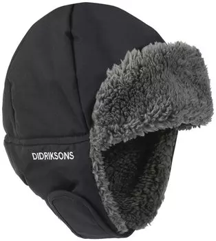 Шапка Didriksons BIGGLES KIDS CAP, детский, черный, 503416