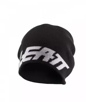 Шапка Leatt Beanie Logo, черный, 5017700111