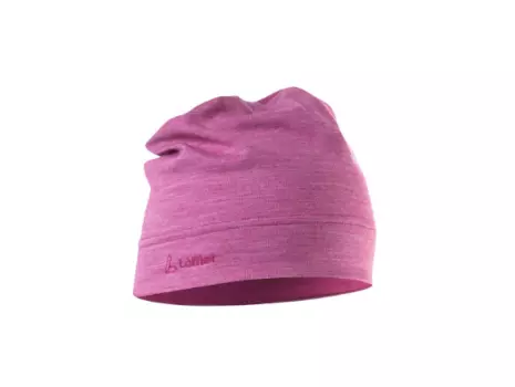 Шапка LOFFLER Artista Merino бордовый меланж 2018/2019