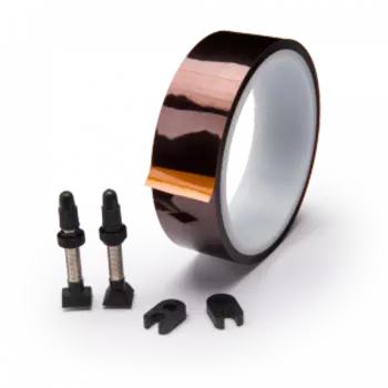 Лента ободная бескамерная с ниппелями Easton Road Tubeless Kit, 10м х 22мм/ниппель, 2 шт, 8022374