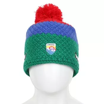 Шапка VIKING Graceland Multicolour, US:one size, зеленый/красный, 2022-23, 210/24/8753_7334
