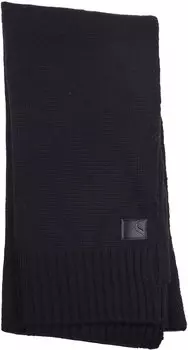 Шарф трикотажный Didriksons LUNDEN SCARF, черный, 502032