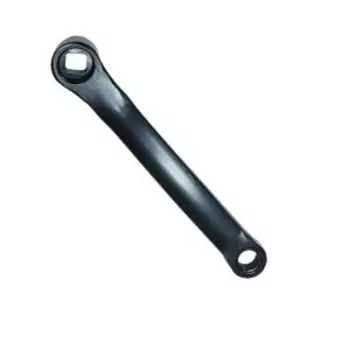 Шатун левый TBS, 165мм, стальной, под ромб, чёрный, ZTB21232