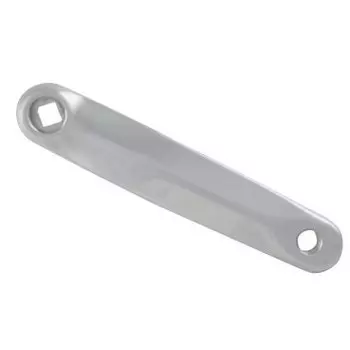 Шатун левый M-Wave 170мм, алюминиевый, серебристый, "спортивный" (плоский), 5-352660