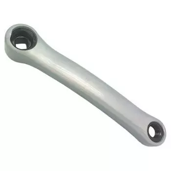 Шатун TBS C-870, левый под квадрат, 170мм, сталь в пластике, светлый, C-870