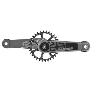 Система шатунов E Thirteen LG1 Race Carbon Cranks 165x73mm Black, CS4LRA-103
