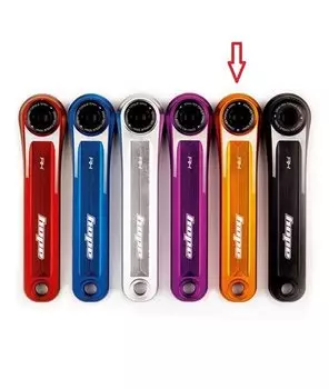 Шатуны HOPE RX Crankset, без паука, диаметр вала 30 мм, шатуны 175 мм, оранжевый, HCRXN75C