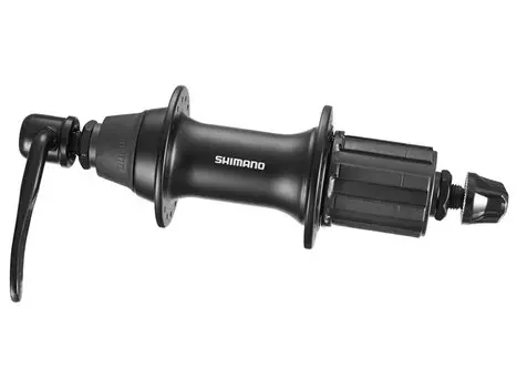 Велосипедная втулка SHIMANO FH-RM70 ACERA, задняя, под кассету, 32Н, 8/9 скоростей, чёрная, AFHRM70BZL