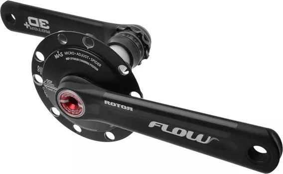 Шатуны Rotor Flow Crankset BCD110X5 Black/Red 172.5mm (C02-051-20010-001)