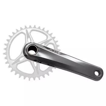 Шатуны Shimano XTR, M9100, 1x11/12 скоростей, 175мм, без звезды и каретки, черный, IFCM91001EXX