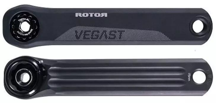Шатуны велосипедные Rotor Vegast Crank Arms Black 175mm, C02-106-21010-0