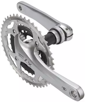 Система шатунов Shimano Deore, LX FC-T661, 44x32x22T, 175мм, Hollowtech2, с кареткой, серебристые, 580096