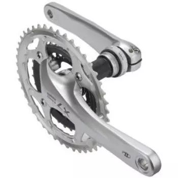 Система шатунов Shimano Deore, LX FC-T661, 44x32x22T, 175мм, Hollowtech2, с кареткой, серебристые, 580096